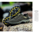 Men's Soft Outdoor Casual Shoes Summer Breathable Mesh Sneakers Black Hiking Footwear Trial Running Mart Lion   