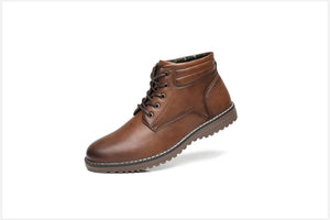 Winter Men Boots Lace Up Winter Shoes Lightweight Smart Casual Boots Ankle Boots Office Work Casual MartLion