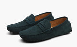 Men's Leather Loafers Casual Shoes Moccasins Slip On Flats Driving Mart Lion   