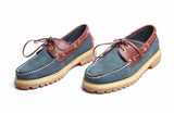 Genuine Leather Casual Shoes Docksides Boat Shoes Platform Unisex Lace up Driving Men's Loafers Mart Lion   