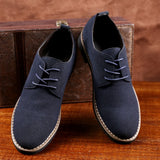 Homme Suede Leather Men Shoes  Casual  Classic Sneakers  Footwear Dress MartLion   