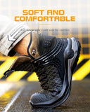 Men's Boots Steel Toe Shoes Work Safety Anti-puncture Work Sneakers Lightweight Winter MartLion   