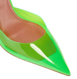 Transparent PVC Women Pumps Cup Heeled Summer Jelly Shoes Elegant High heels Party Prom MartLion   