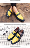 Casual Shoes Men's Loafers Leather Boat Handmade Slip On Dress Shoes MartLion   