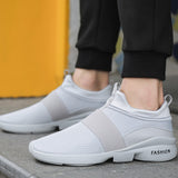 Men's Sneakers Slip-On Shoes Lightweight Breathable Footwear Casual Sport Mesh Jogging Mart Lion   