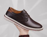 Men's Casual Shoes Leather Dress Waterproof Outdoor Non-slip Wedding Mart Lion   