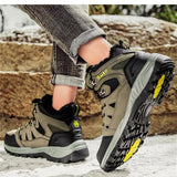 Men's Boots Winter Warm Snow Lace Up Casual Shoes Ankle Soft Sneakers MartLion   