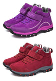 Hiking Shoes Winter Snow Boots Warm Plush Women Waterproof Outdoor Non-slip Hiking Sneakers MartLion   