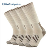  80% Merino Wool Socks Men's Women Thicken Warm Hiking Cushion Crew Socks Merino Wool Sports Socks Moisture Wicking MartLion - Mart Lion