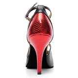 Latin Dance Shoes For Women  Salsa Dance Shoes for Girls Gold Red Summer Sandals for Women Dance Shoes MartLion   