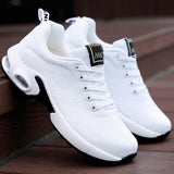 Thick Bottom Ladies Sneakers Breathable Soft Sole Ladies Casual Shoes Women Mesh High-Top Zapatos De Mujer Mart Lion   