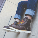  Vintage Men's Boots Lace-Up Genuine Leather Wing Handmade Work Travel Wedding Ankle Casual Boots MartLion - Mart Lion