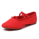 Ballet Dance Shoes for Woman Girls Ladies Practise Latin Dance Shoes Ballroom Modern Tango Jazz Dancing Shoes Salsa Hipposeus MartLion Red B 34 CHINA