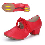 Ballet Dance Shoes for Woman Girls Ladies Latin Ballroom Modern Tango Jazz Salsa MartLion Red 2 37(23.5cm) CHINA