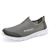 Summer Breathable Mesh Running Shoes Lover Trainers Walking Outdoor Sport Men's Lightweight Sneakers Mart Lion Dark Gray 36 