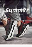 Outdoor Men's Free Running Jogging Walking Sports Shoes Lace-up Athietic Breathable Blade Sneakers Mart Lion   