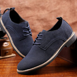 Homme Suede Leather Men Shoes  Casual  Classic Sneakers  Footwear Dress MartLion   