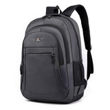 Backpack Classical Oxford School Backpack For Men's Women Teenage Charging Travel Large Capacity Laptop Rucksack Mochilas Mart Lion Gray  