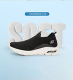 Damyuan Light Men's Casual Shoes Slip-on Breathable Sneaker Women Walking Antiskid Jogging Sport