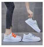 Spring Summer Shoes Women Sneakers Young Ladies Street Casual White Thick Sole MartLion   