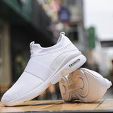 Men's Sneakers Slip-On Shoes Lightweight Breathable Footwear Casual Sport Mesh Jogging Mart Lion   