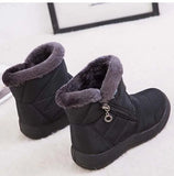 Snow Women Boots Women's Boots Waterproof Women Shoes Zipper Shoes Woman MartLion   