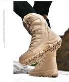 Warm Plush Snow Boots Lace Up Casual High Top Men's Boots Waterproof Winter Boots Anti-Slip Ankle Army Work MartLion   