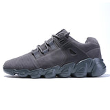 Suede Sneakers Men's Lightweight Casual Shoes Popular Breathable Outdoor Flat Mart Lion Gray 6.5 