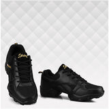  Mesh Dance Shoes Men's Jazz Modern Soft Outsole Breathable Light Fitness Mart Lion - Mart Lion