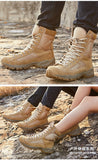 Airborne Boots Spring Summer Unisex Desert Combat Men's Military Tactical Ankle Women Hunting Shoes Mart Lion   