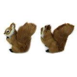 19*18cm 2 Size Stuffed Toys Lovely Squirrel Simulation Animal Stuffed Plush Toy Kids Toy Decorations Birthday Gift For Children MartLion   