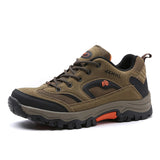 Men's Shoes Waterproof Outdoor Casual Shoes Lace-Up Spring Autumn Rubber Sneakers Mart Lion brown 7 