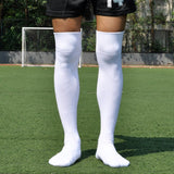 Brothock Adult football socks long men's thickening towel bottom sports socks non-slip sweat training soccer stockings Mart Lion White China 