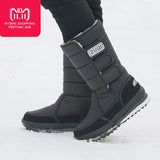 Men's Boots Winter Waterproof Snow Shoes with Fur Plush Warm Snow Spring Footwear Adult Casual MartLion   