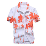 Men's Hawaiian Shirt Male Casual Printed Beach Shirts Short Sleeve MartLion   