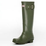 Ladies Waterproof Rain Boots Female Knee-high Fashion Women Rubber Rain Boots Girls  Shoes Rainboots PVC MartLion   