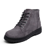 Women Boots Snow Thick Plush Winter Shoes Female Booties Casual Winter Mujer MartLion E13gray 5 