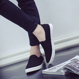 Slip On Men's Casual Shoes Spring Breathable Canvas Mart Lion   