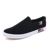 Slip On Men's Casual Shoes Spring Breathable Canvas Mart Lion   