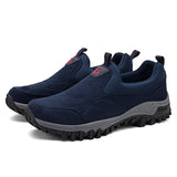 Men's Sneakers Loafers Outdoor Athletic Shoes faux suede non-slip rubber Walking Soft footwear dad Mart Lion   