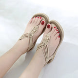 Sandals Woman Platform soft leather Flip Flops shoes 6colors available MartLion   