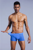 men's transparent underwear boxer Shorts Trunks ice silk Male panties underpants Gay underwear penis MartLion   
