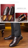 Decent Soft Leather Shoes Men's Footwear Fall winter Formal Dress with Fur Warm Elegant Suit Office MartLion   