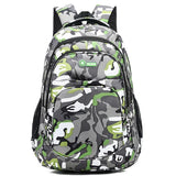 Camouflage Men's Backpacks Travel Kids School bag Cool Boy Military School Teenage Boys Girls sac mochila MartLion small green  