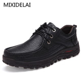 Men's Shoes Handmade Genuine Leather Slip On Comfort Casual Mart Lion   