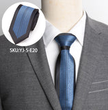 Men's Ties Formal Luxurious Striped Necktie Wedding Jacquard 6cm Ties Dress Shirt Accessories Bow Tie Mart Lion YJ-5-E20  