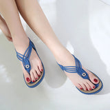 Sandals Woman Platform soft leather Flip Flops shoes 6colors available MartLion   