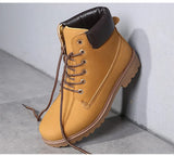Men's Boots Autumn Winter Shoes Ankle Hombre Rubber Booties Casual MartLion   
