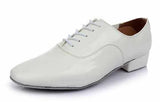 Men's Latin Dance Shoes Ballroom Tango Latin MartLion White 45 (27.5cm) CHINA