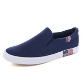 Slip On Men's Casual Shoes Spring Breathable Canvas Mart Lion   